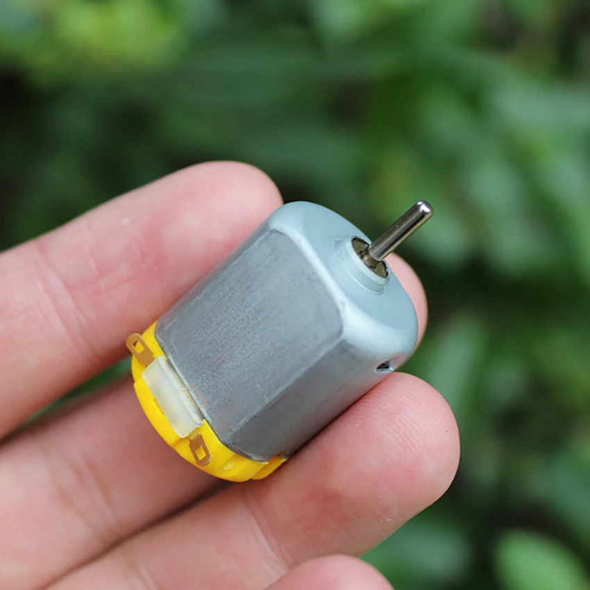 130 двигатели постоянного тока DIY четырёхколёсный вагончик с приводной двигатель
