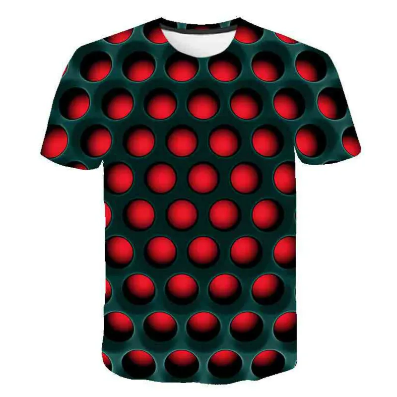 

Children's 3D T-shirt 4-14 Years Old Colorful Swirl T-shirt 2020 Summer Boys and Girls Tops T-shirt Kids