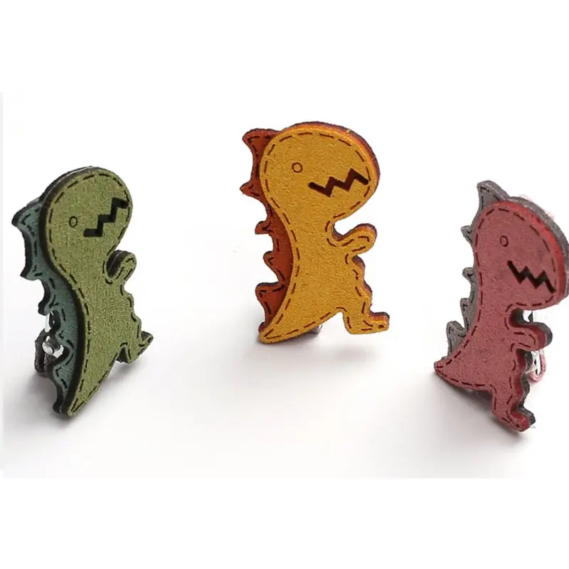 

3Pcs/set Cute Cartoon Dinosaur Hairpins Hair Clips Girls Party Headwear Decor