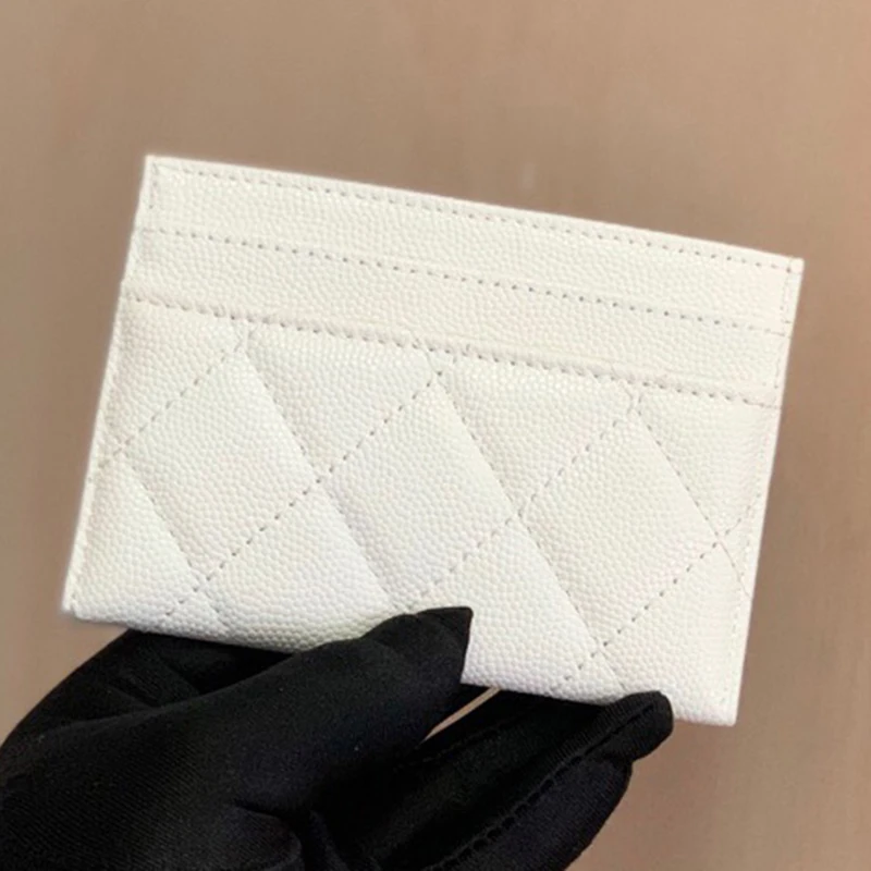 

Luxury Women's Cash ID Card Credit Card Holder Sheepskin Leather Mini Business Card Case Holder Holiday Gift