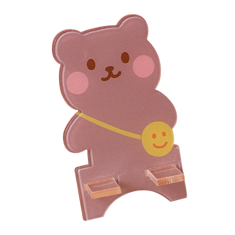 

Tablet Computer Stand Acrylic Mobile Phone Stand Desktop Cartoon Portable Small Holder Mini Bracket Female Party Holiday Gift
