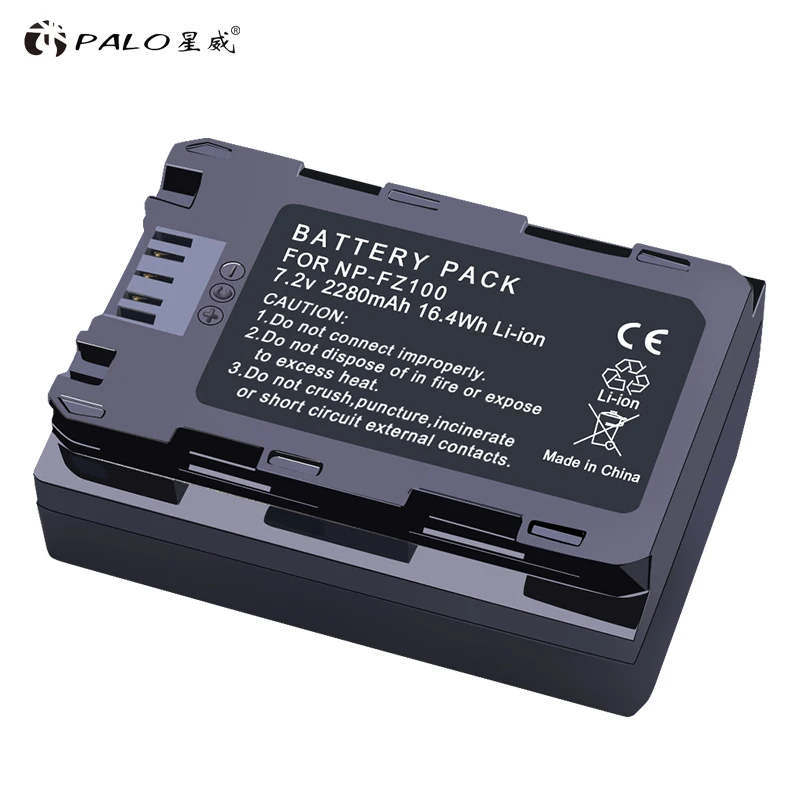 2280 мА/ч NP FZ100 NPFZ100 Батарея для Sony BC QZ1 a9 a7R III a7 ILCE 9 A7M3 A7R3 A7R4|Батареи MP3/MP4 плееров| |