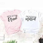 Женская футболка для свадьбы, для вечеринки невесты или подружки невесты