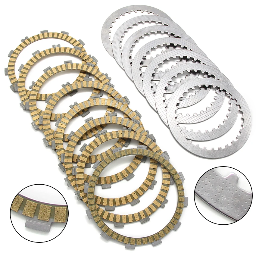 

Motorcycle Clutch Friction Disc Plate Kit For Honda TRX450 Sportrax 450 R 2004-2014 22201-HP1-670 22201-MEB-670 22321-KZ3-690