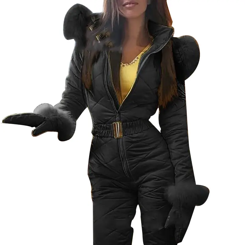 Зимняя женская модная Лыжная куртка с капюшоном спортивная верхняя одежда на