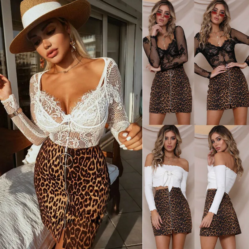 Модные женские замшевые кожаные облегающие узкие короткие юбки-карандаш с