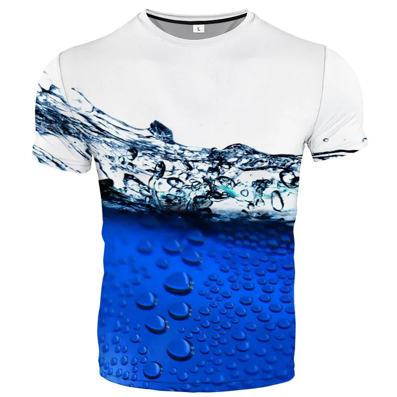 

Men's T-shirt Harajuku Oversized Casual T-shirt 3D Printing Anime Graphic T-shirt Hip Hop Fitness Sports Sweat-absorbent Top