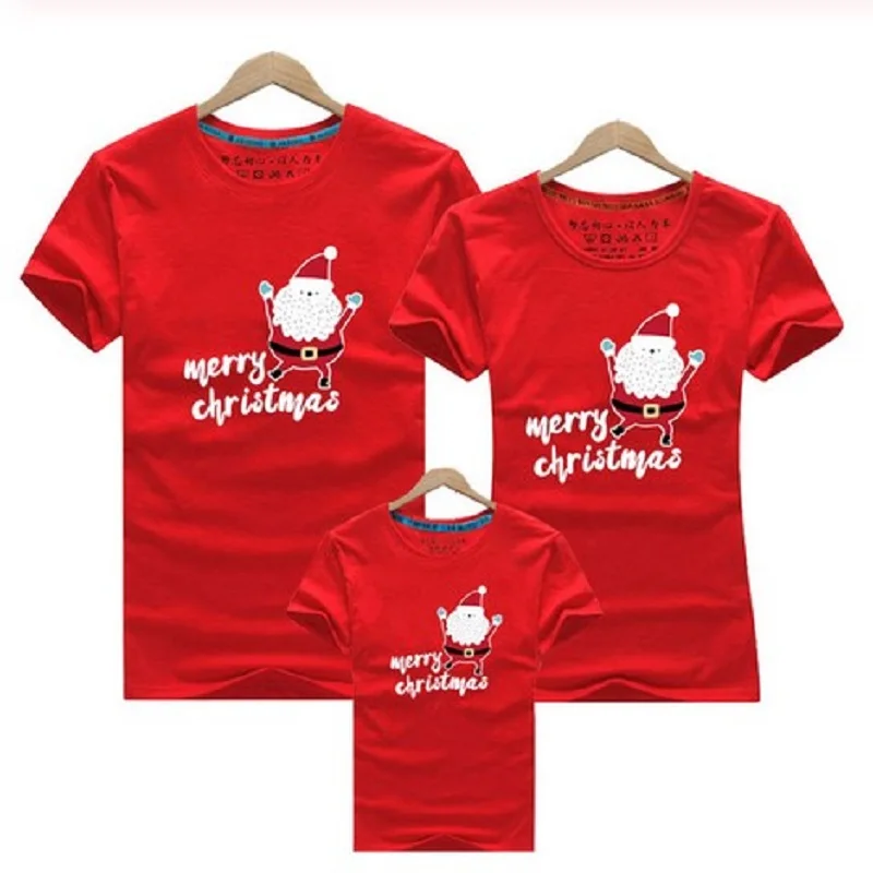 Одежда для семьи коллекция 2020 года Детские футболки с принтом снеговика одежда