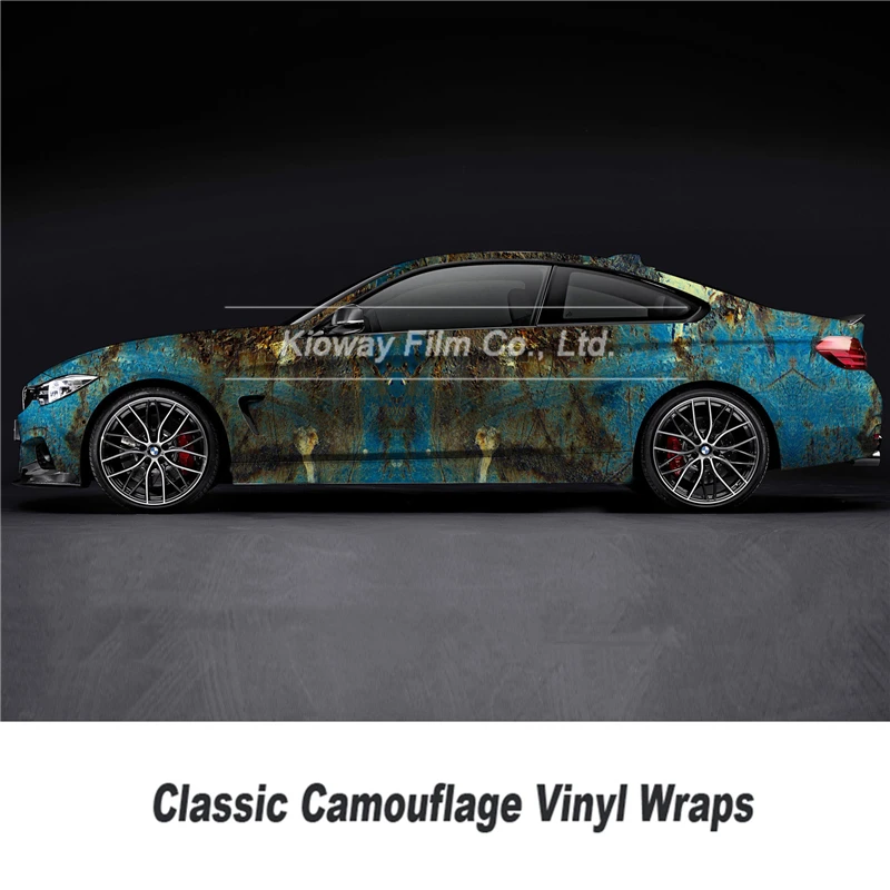 Виниловая пленка для автомобиля Классическая без пузырей с принтом разные