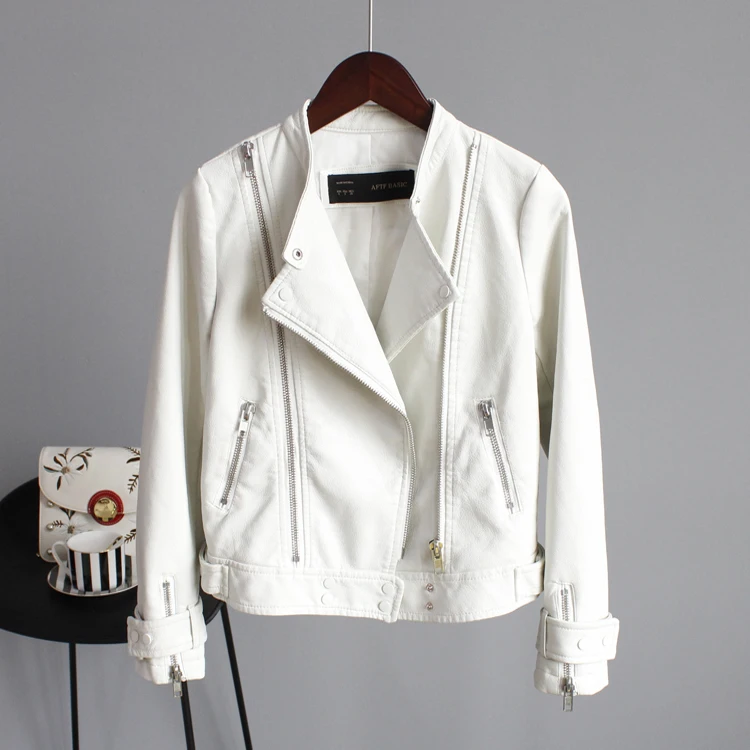 Top selling product in 2020 Women leather jacket Autumn short coat PU leather jackets NEW Youth clothing for women Outwear 666