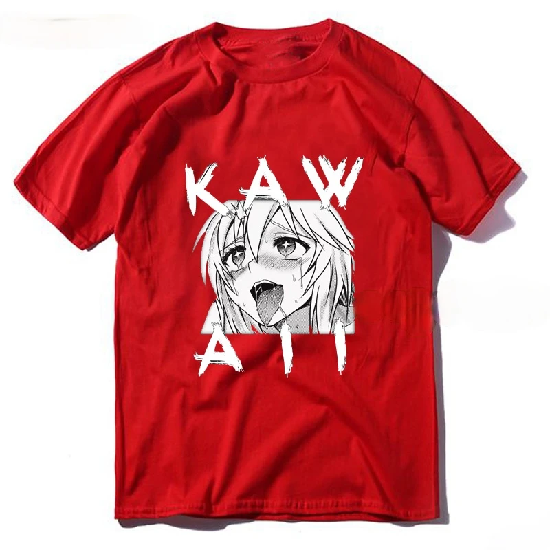 

Kawaii Anime 2021 Summer Harajuku Fashion Men Women T Shirt Funny Print Harajuku O-Neck Top Tees Streetwear Casual Men'S Tshirts