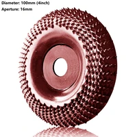 grinder wheel disc 4 inch wood shaping wheel wood grinding shaping disk 16mm woodworking angle grinding wheel wood sanding disc