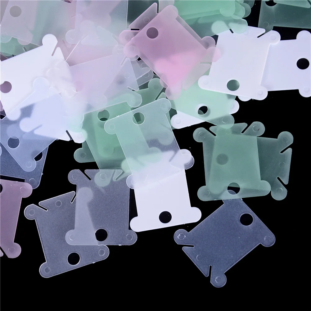 100 искусственная пластиковая вышивка нить рукоделие держатель для хранения