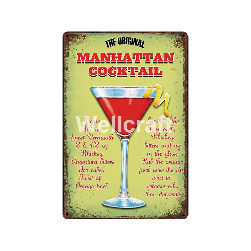 [WellCraft] BAY остров Мэн путешествия город металлическая табличка настенные знаки