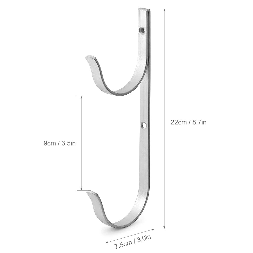 

Pool Pole Hanger Garden Tools Supports Bracket Aluminium Pool Accessories Holder Horizontal Wall Stand Wall Mount