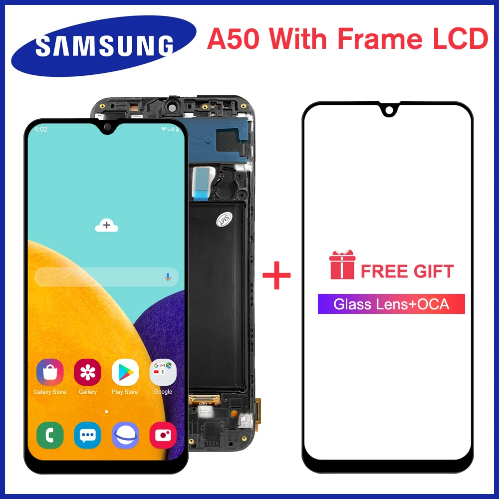 Дисплей AAA для Samsung Galaxy A50 2019 SM-A505F/DS A505F A505FD A505A ЖК-дисплей с сенсорным экраном и