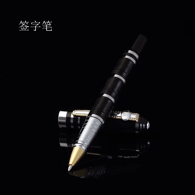 

Fountain Pen Office Stationery Nib School Student Luxury Metal Fountain Pen 0.5mm Promotional Gift Customized Logo Pens
