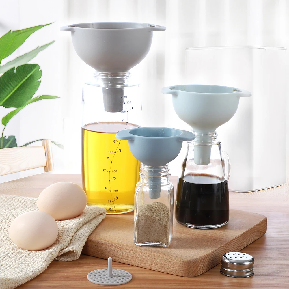 Маленький Средний Большой выбор жидкой пластиковой воронки передача