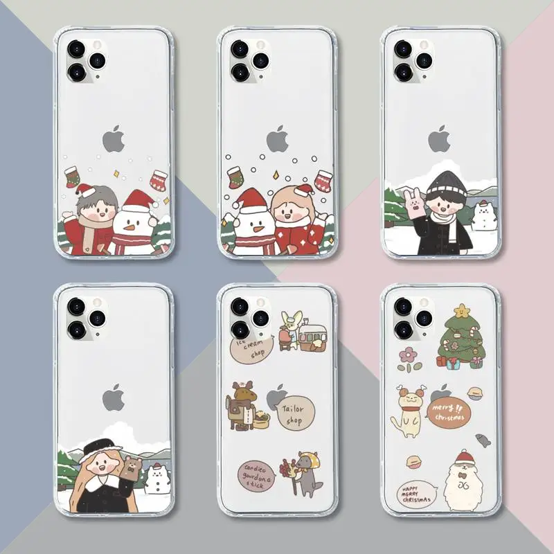 

Lace wedding couple Phone Case Transparent For iPhone 12 11 pro mini XS XR X max 5 6 s 7 8 plus Soft TPU Clear Mobile bags