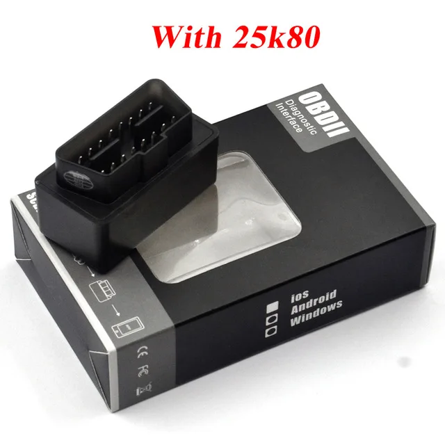 v1.5 with 25k80 Действительно V1.5 Супер Мини ELM327 Bluetooth ELM 327 PIC18F25K80 версия 1,5 OBD2/OBDII для Android Крутящий момент Автомобильный сканер кода - Цвет: v1.5 with 25k80