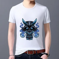 t shirt mens basic fashion monster pattern printing youth short sleeved all match classic casual round neck mens top t shirt