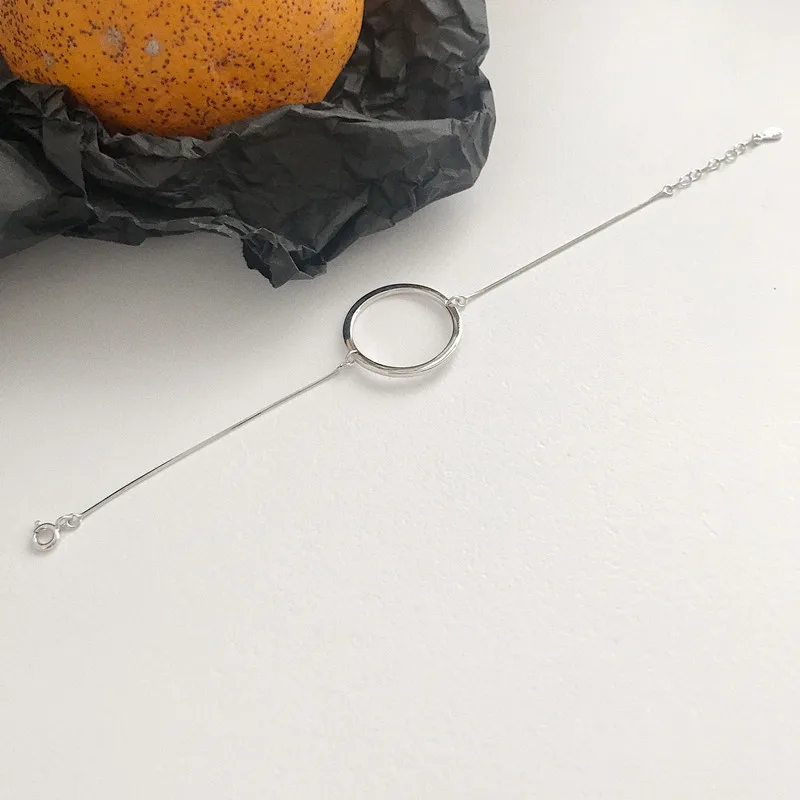 Серебряные большие круглые браслеты Silvology из стерлингового серебра 925 пробы