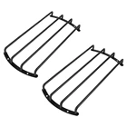 Uxcell 2 шт. 12 дюймов черный металлический автомобильный динамик сабвуфер решетка Защитная крышка сабвуфер защита динамика решетка крышки