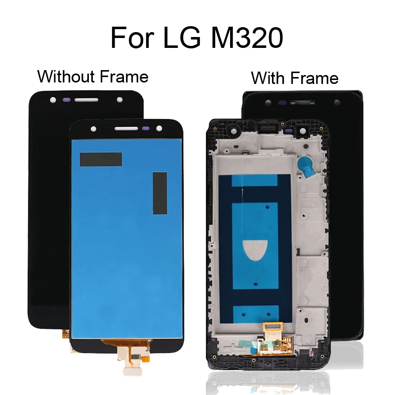 Для LG X Power 2 ЖК дисплей сенсорный дигитайзер панель в сборе с рамкой для M320 M320G