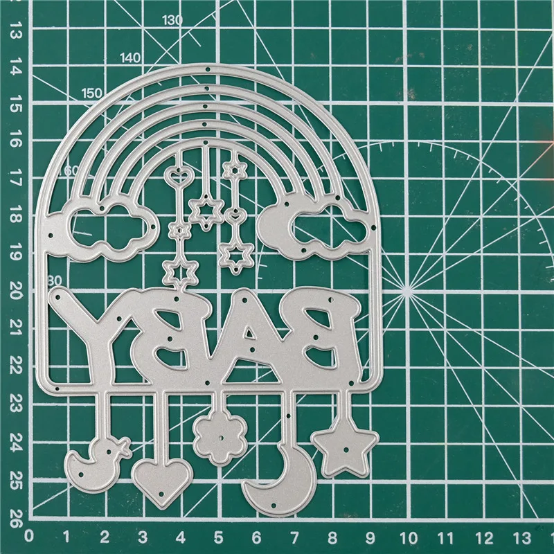 Eastshape детский Радужный новый металлический вырубной штамп трафареты для DIY