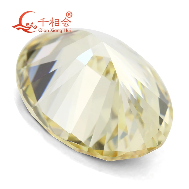 Овальная форма MN желтовато-белый цвет для кубического циркония россыпью CZ камень
