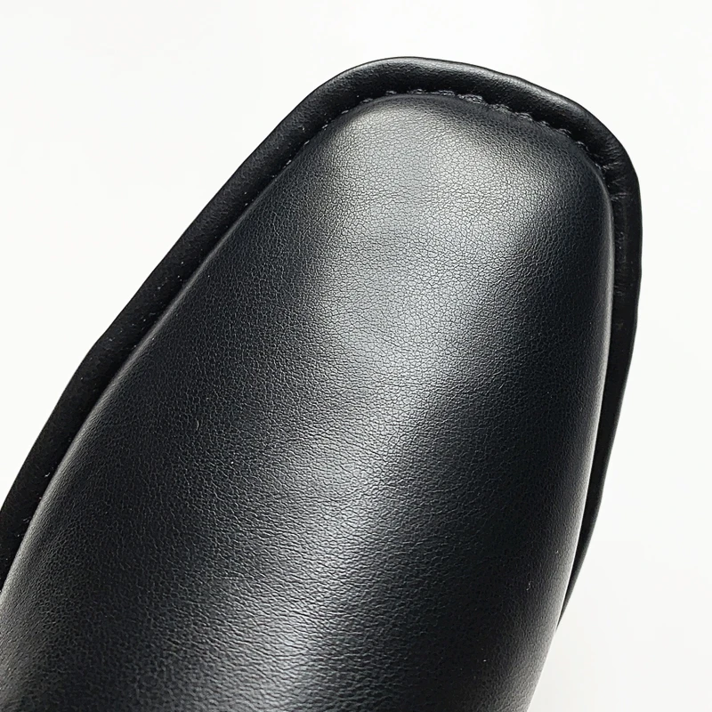 Мюли женские на низком каблуке шлепанцы из экокожи без застежки повседневная