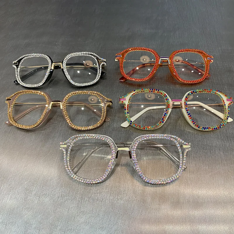 

Vintage Women Sunglasses Clear Lens Glasses Ladies Sunglasses Men Handmade Optical Frames