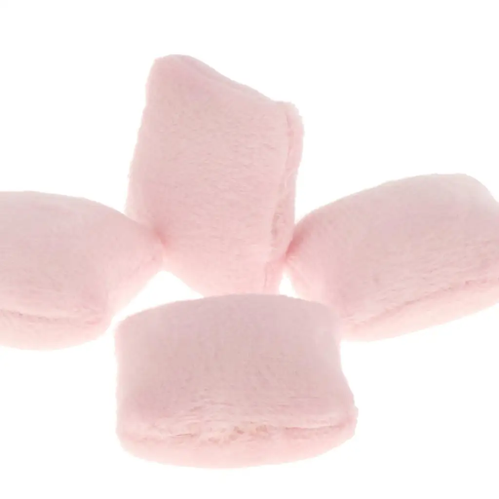 

4Pcs 1/12 Scale Dollhouse Soft Velvet Cushion Pillows f/ Settee Simulation