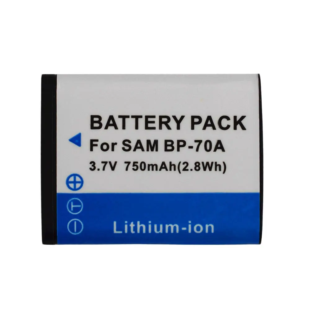 3 шт. BP-70A батарея для Samsung SL50 SL600 SL605 SL630 TL105 TL110 TL125 TL205 WB30F WB31F WB32F WB35F WB50F WB51F WB52F WP10 |
