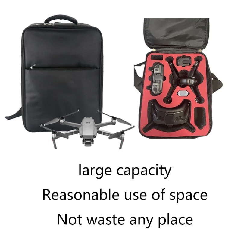 

Portable Shoulder Bag Storage Handbag Backpack Shockproof Carry Case for D-JI FPV Goggles V2/FPV Combo Drone 96BA