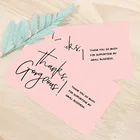 30 шт. белая благодарственная открытка спасибо за ваш заказ карты хвалю этикетки для малого бизнеса декор для маленького магазина подарочный пакет