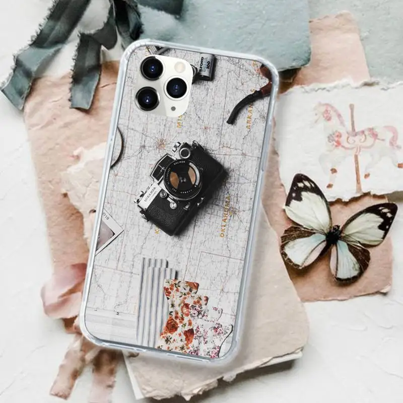 

World Map Travel Phone Case for iPhone 11 12 pro XS MAX 8 7 6 6S Plus X 5S SE 2020 XR