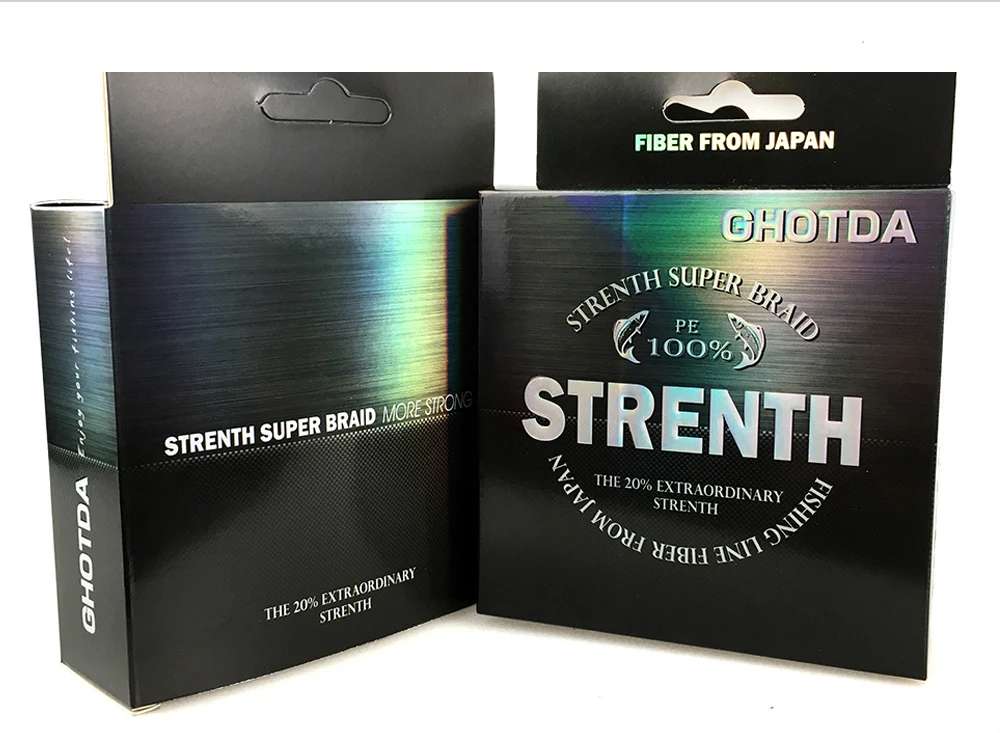 GHOTDA Braided Fishing Line 8 Strands 9 Strands 4 Strands Yellow 100M 150M 300M 500M Cord linha multifilamento 4/8/9 Fishing