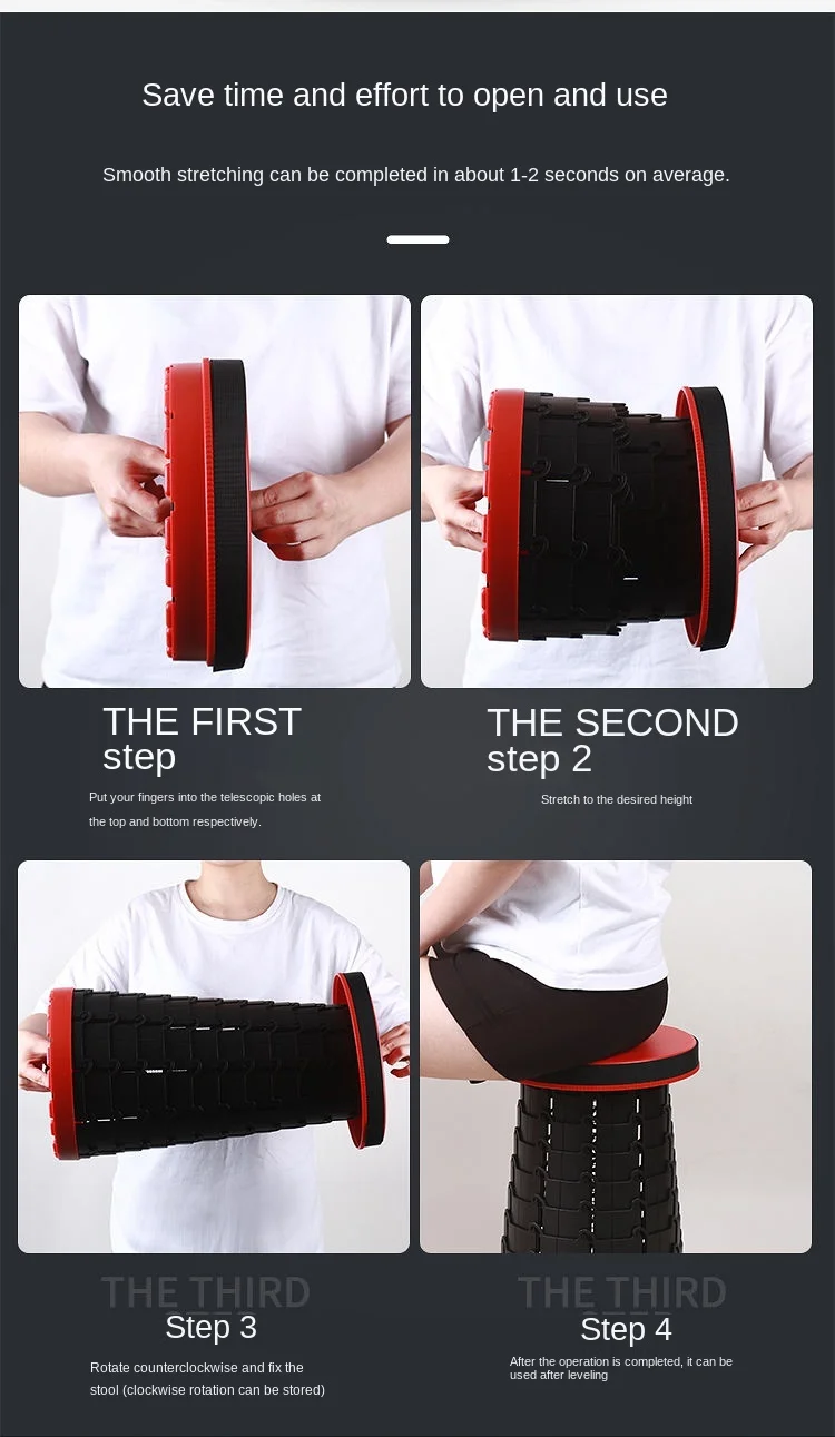 Выдвижной Складной стул Chiar уличный портативный складной для кемпинга удобный