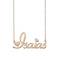 isaias name necklace custom name necklace for women girls best friends birthday wedding christmas mother days gift