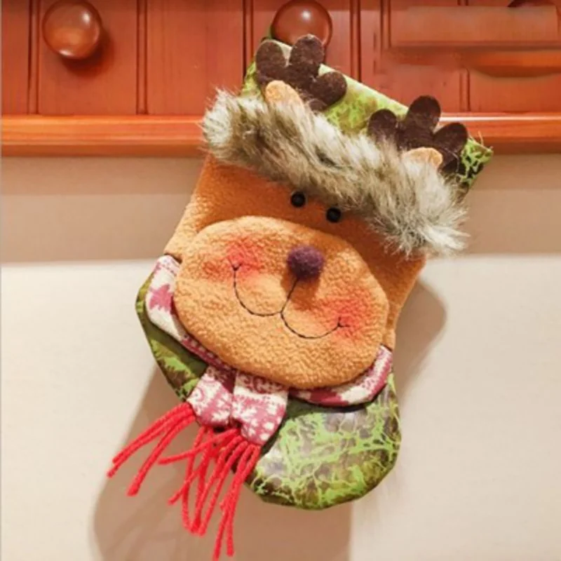 

2019 New Arrival Household Decoration Christmas Stockings Cute Candy Gift Bag Portable Christmas Decoration Outdoor Tools