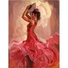 Алмазная 5D картина сделай сам, Набор для вышивки крестиком, с изображением Танцовщицы, с рисунком Пантеры, декоративные наборы