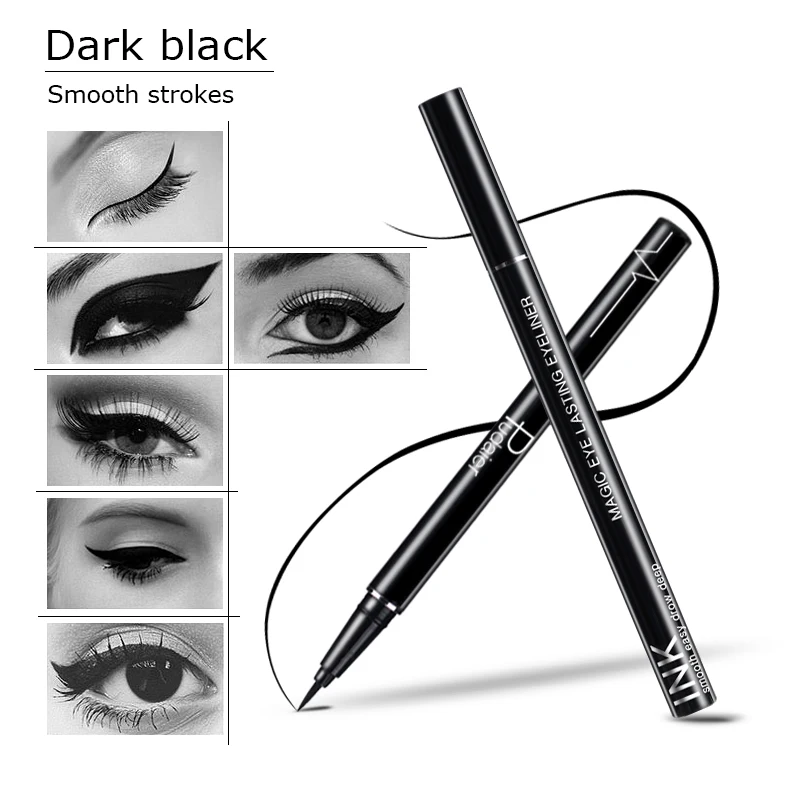 

Pudaier Black Eye Liner Fast Dry Natural Waterproof Makeup Cosmetics Liquid Eyeliner