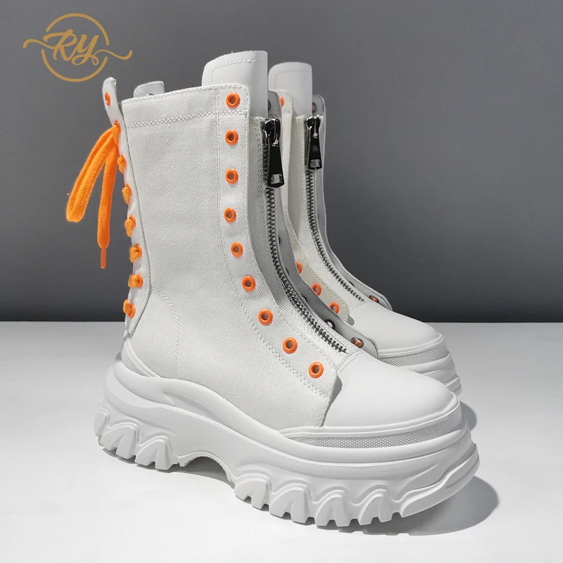 

Женские ботинки в европейском стиле, женская обувь из натуральной кожи, привлекательные ботинки на высоком каблуке, модель 2021 года, осенние ...