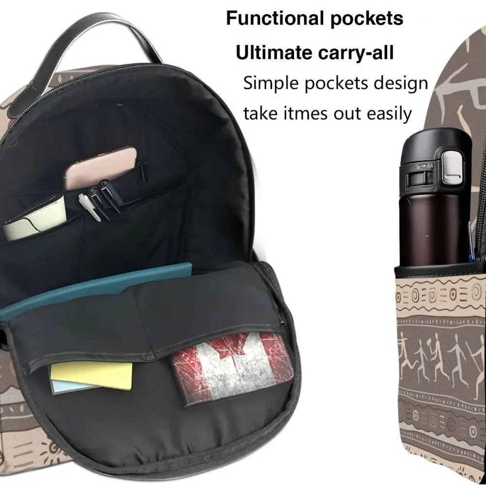 

Fashion Girl College School Bag Casual New Women Backpack Ethnic Tribal Men Book Packbag for Teenage Travel Shoulder Bag