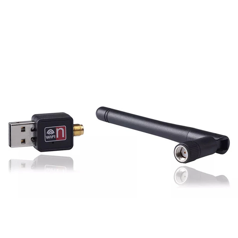UW02 2DBi Network signal receiver Black 150MbpsB 2.0 WIFI Wireless Adapter 150MCard 802.11n/g/b with Antenna | Компьютеры и офис