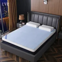 UVR Latex Ice Silk Pad Double Design Four Seasons Mattress  Breathable Tatami Thick Pad Bed Help Sleep Release Stresses
