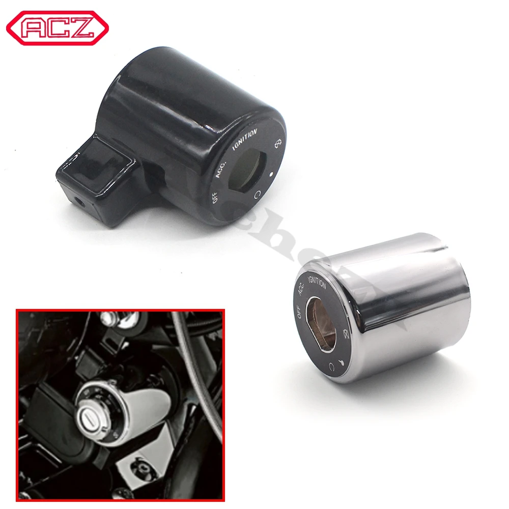 Крышка замка зажигания мотоцикла декоративная крышка ключа для Harley Sportster XL 883 1200
