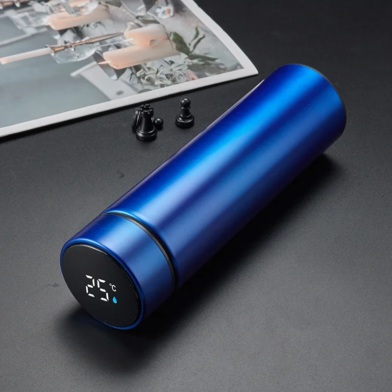 

500ml Intelligent Vacuum Cup 12-24 Hours Heat Preservation 304stainless Steel LED Touch Screen Temperature Display Cup