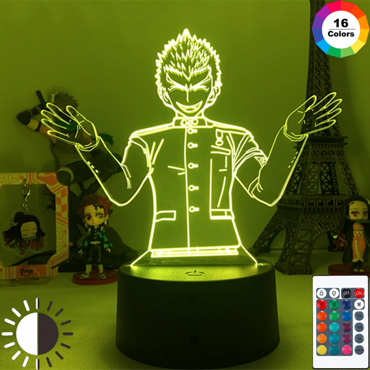 

Светодиодный ночник Danganronpa Kiyotaka Ishimaru, лампа для спальни, Декор, подарок для детей, акриловый 3d светильник Kiyotaka Ishimaru